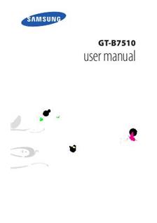 Samsung Galaxy Pro manual. Smartphone Instructions.